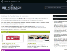 Tablet Screenshot of infinisearch.fr